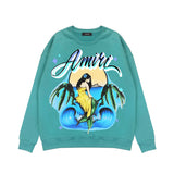 Amiri Sweatshirt Printed Trendy Pure Cotton