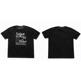 ERD T Shirts Short Sleeve Retro Slogan T-shirt Cotton