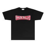 Rhude T Shirts Printed Trendy Pure Cotton