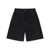 Amiri shorts drawstring slacks alphabet shorts