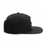 Trendy flat brimmed hat los angeles laletterembroiderunisex