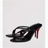 Louboutin-style red bottom shoes fashion style gridsclelegant test empty red bottom nude pink high heels.cm pointed toe sandals