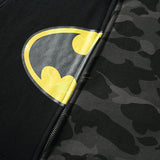 Bathing Ape Hoodie Camo Batman Zip Fleece Hooded Cardigan Shark Head Sweater Jacket