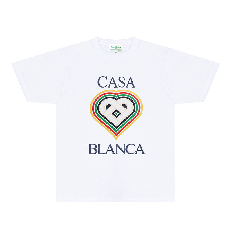 Casablanca T Shirts Fashion Print Street