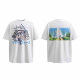 SAINT MICHAEL Vintage T Shirt Summer Wars x GEEKS RULE Short Sleeve