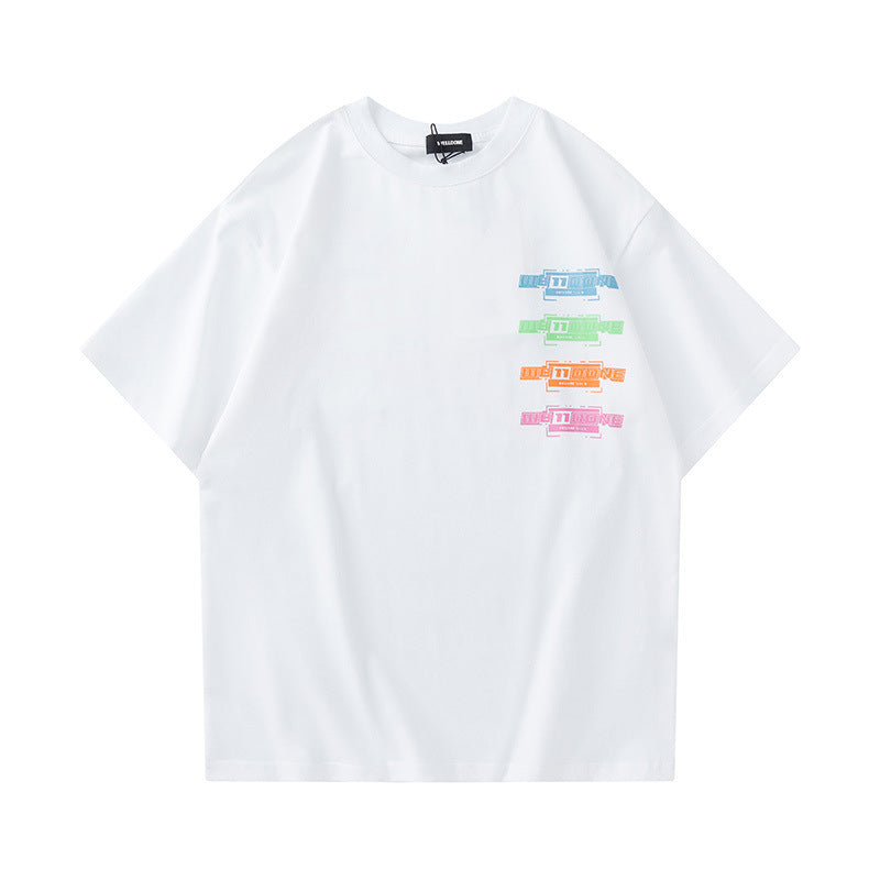 We11 Done T Shirts We11done Color Logo Printing for Men and Women
