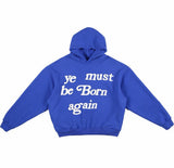 Kanye West Jesus Is King Hoodie Big Talker Rebirth Special-Interest Fashion Brand Dark High Street Couple Fog Hooded Sweater