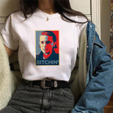 Stranger Things T Shirt Stranger Things3 Pattern Crew Neck Polyester Women's Printed Wear T-shirt