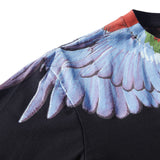 Marcelo Burlon T Shirtmb Wings Pattern Star Same Style Men and Women