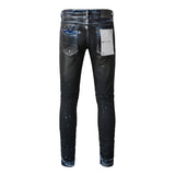 Purple Brand Jeans Pure Cotton High Street Trend #9051