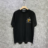 Amiri t shirts hollywood eagle printing short sleeve