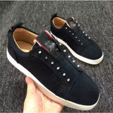 Louboutin-style red bottom shoes clthick sole european station men's shoes men's sneakers sneakers british running flats