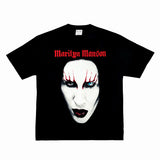 Marilyn Manson T Shirt Metal Rock Dark Vintage Crew Neck T-shirt