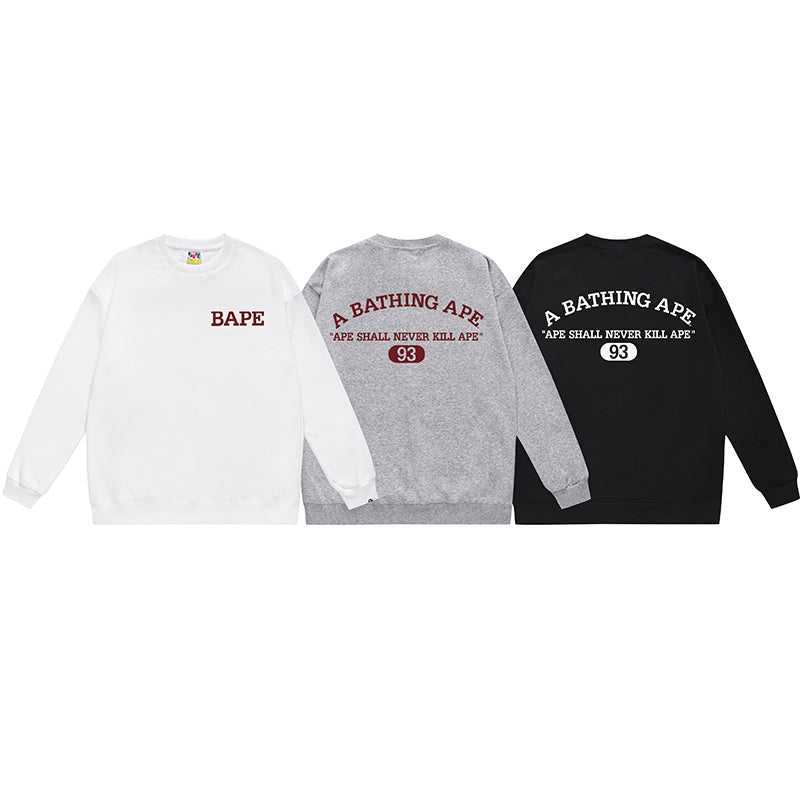 Bathing ape Crew neck sweatshirt