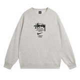 Stussy Sweatshirts Autumn/Winter Fleece Couple Sweatshirts
