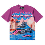 Godspeed T Shirts Luxury Cruise Helicopter Printing Cotton Casual Short Sleeves Men and Women
