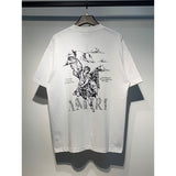 Amiri T Shirts Fashion Print Couple High Street
