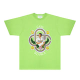 Casablanca T Shirts Fashion Print Street