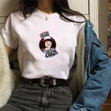 Stranger Things T Shirt Stranger Things Polyester Printed T-shirt Summer Loose Casual Women