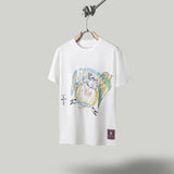 Travis Scott T Shirts x Mitchell n Ness Southern University Jaguars Hand-Drawn Short Sleeve