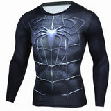 Marvel T Shirt Summer Long-Sleeve Quick Drying Clothes Tights