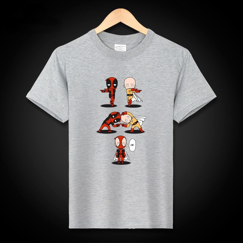 Marvel T Shirt Short-Sleeved T-shirt Cotton