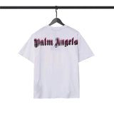 Palm Angels T Shirts Printed Short Sleeve T-shirt Men and Women Loose Half Sleeve