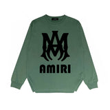 Amiri Long Sleeved Shirt Printed Trendy Pure Cotton