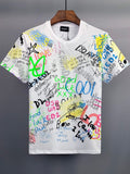 Dsq2 T Shirt Casual Sports Printed Short Sleeve Summer Men