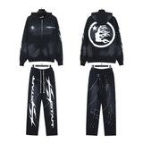 HS Hoodie And Pants Two-Piece Set