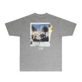 Gallery Dept T Shirt Retro Printed Loose Short-Sleeved Shirt
