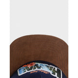 Trendy flat brimmed hat greetings from hawaii sun protection shade