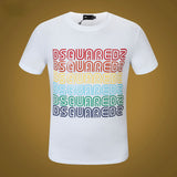 Dsq2 T Shirt Casual Sports Printed Short Sleeve Summer Men