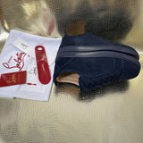 Louboutin-style red bottom shoes european station clmen sneakers men's shoes low-top shoes casualfashion red bottom shoes trendyexporteasiest for match