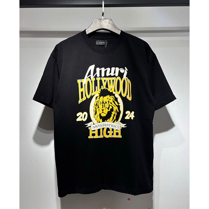 Amiri T Shirts Fashion Print Couple High Street