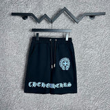 Chrome Heart Shorts Spring/Summer Embroidered Printed Casual Shorts