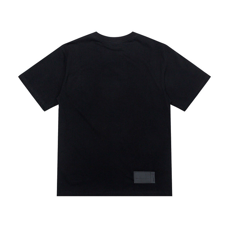 We11 Done T Shirts Embroidered Bear Pattern Men and Women Same Style Summer Pure Cotton