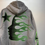 HS Hoodie Retro Printed Loose Autumn and winter