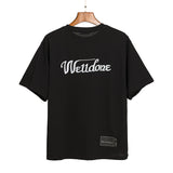 We11 Done T Shirts Reflective Printing Oversize Loose Couple