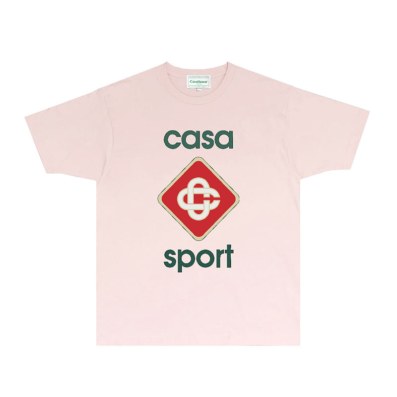 Casablanca T Shirts Fashion Print Street