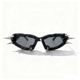 Trendy punk glasses cat eyes