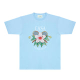 Casablanca T Shirts Fashion Print Street