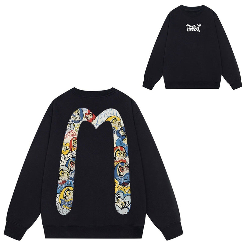 Evisu Sweatshirts Loose Unisex Sweater
