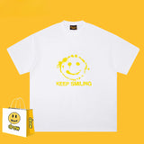 Drew T Shirts Smiley Face Short Sleeve Fashion Printed T-shirt