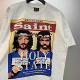 SAINT MICHAEL Vintage T Shirt Portrait Short Sleeve