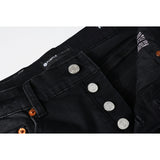 Purple Brand Jeans Pure Cotton High Street Trend