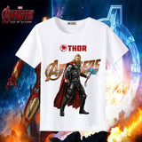 Marvel T Shirt Clothes Men's Marvel Movie Iron Man Short Sleeve T-shirt