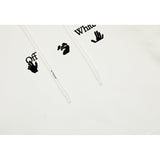 OFF WHITE Hoodie Trendy Street Style Personalized Cotton