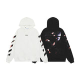OFF WHITE Hoodie Trendy Street Style Personalized Cotton