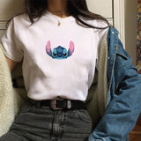 Stranger Things T Shirt Printed Polyester Crew Neck Women's T-shirt